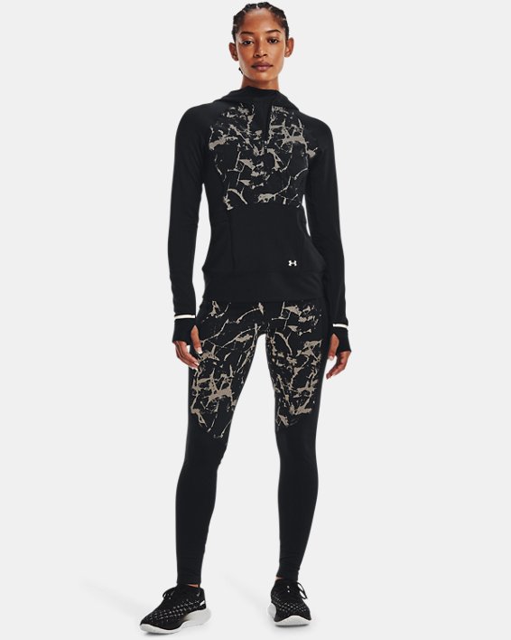 Women's UA OutRun The Cold Tights in Black image number 0